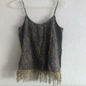 Crochet Open Back Tank Top